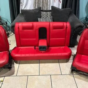 Chevy Monte Carlo Red Leather Seats