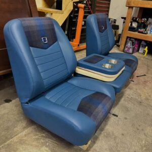 C10 Blue Bucket Seats