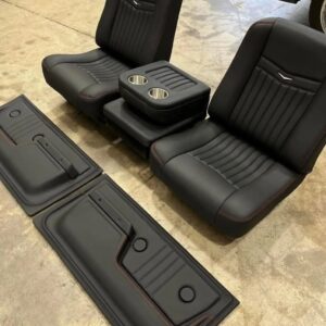 C10 Black Bucket Seat With Center Console